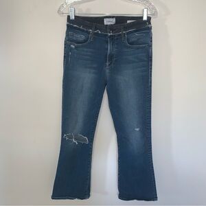 Frame Le Crop Mini Boot Jeans 28